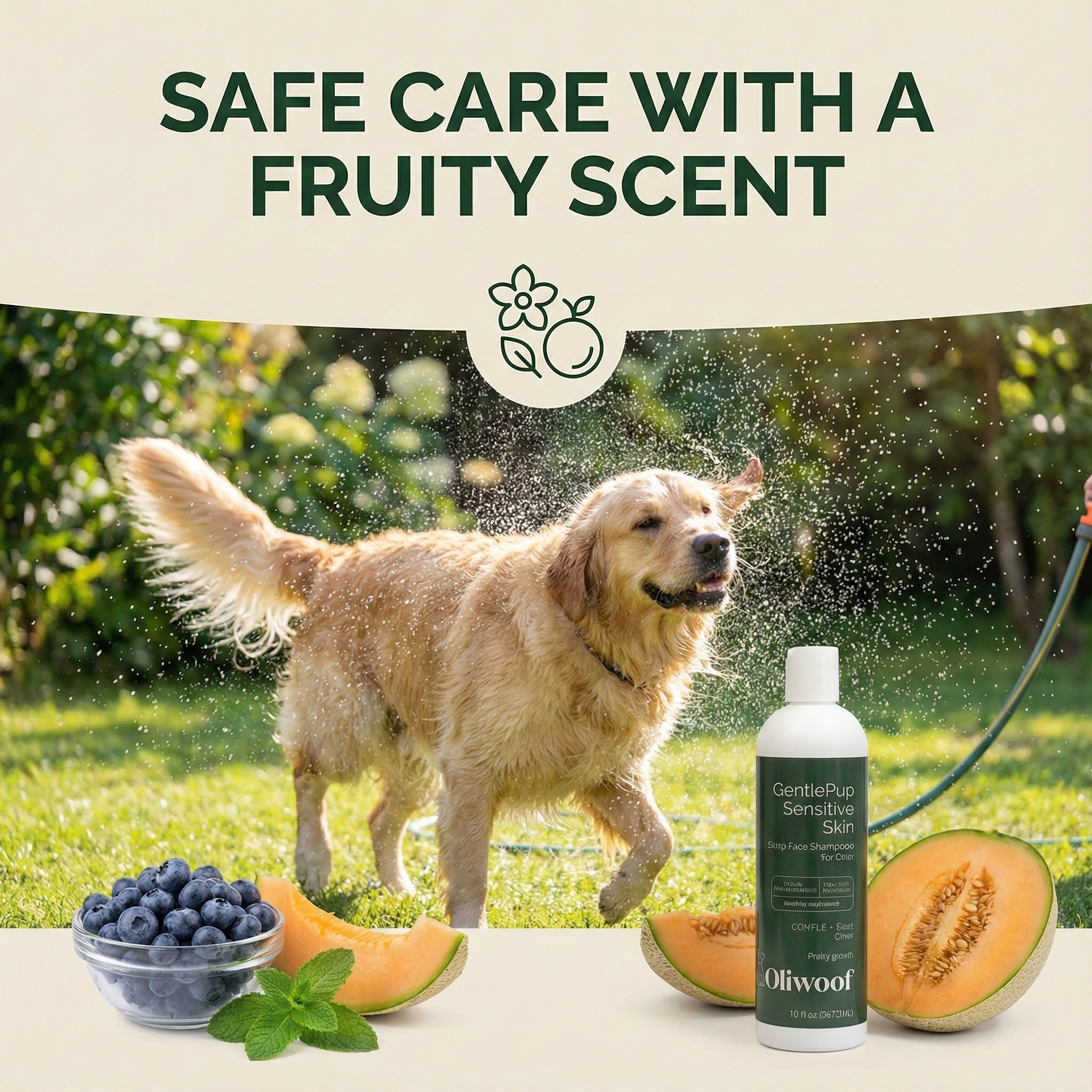 Gentle Pup Sensitive Skin - Soap Free Shampoo For Dogs