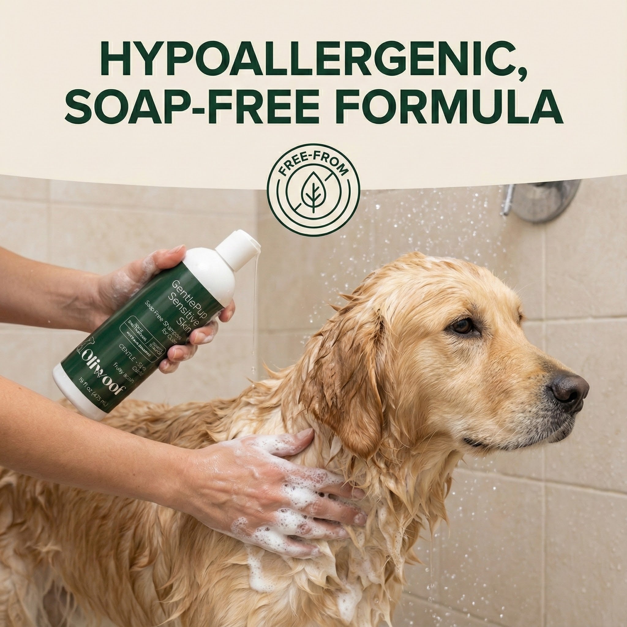 Gentle Pup Sensitive Skin - Soap Free Shampoo For Dogs