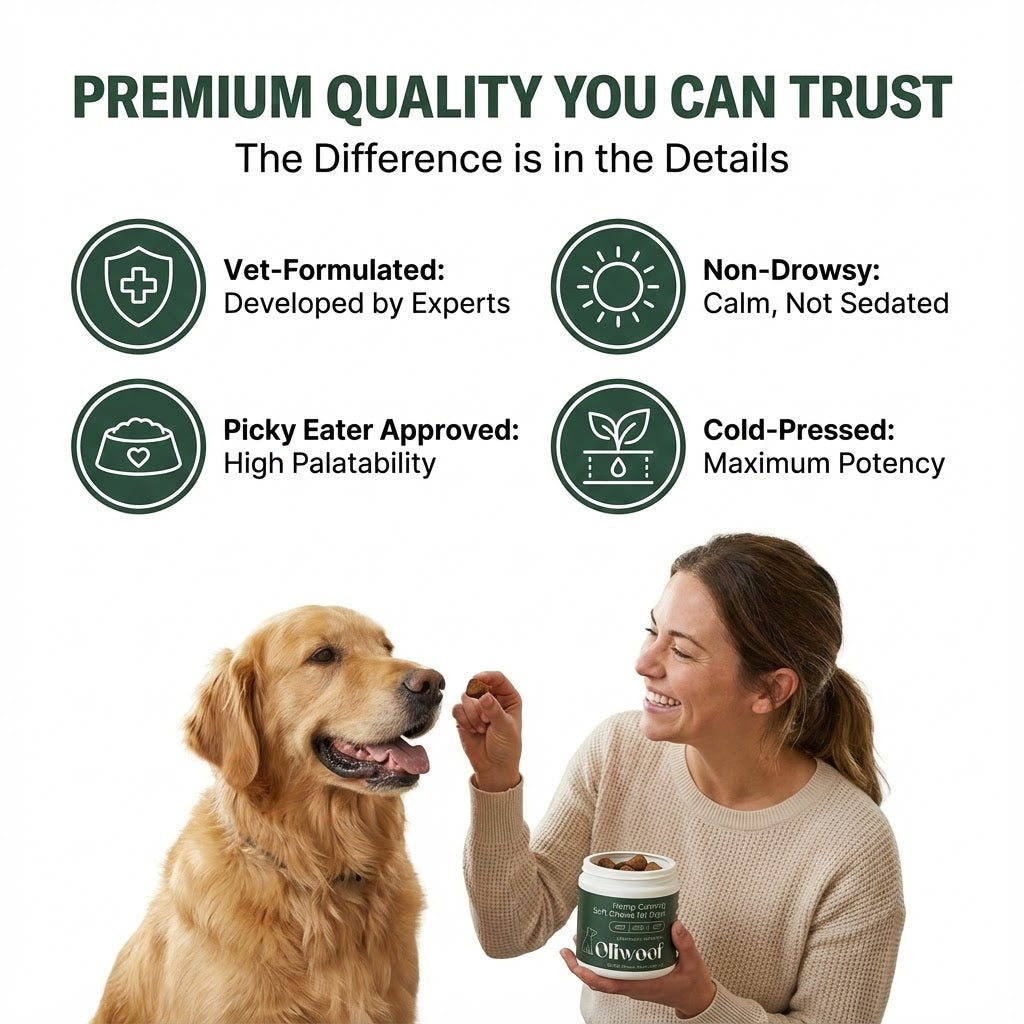 Hemp Calming Soft Chews For Dogs