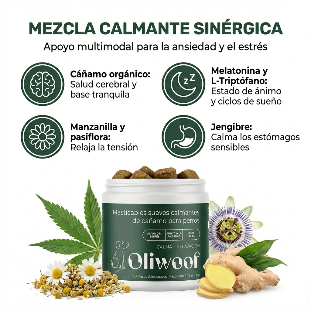 Hemp Calming Soft Chews For Dogs